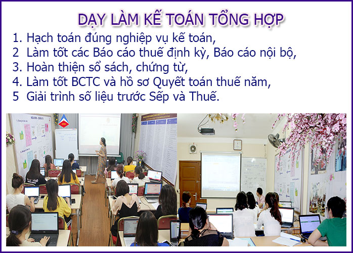 Trung tâm dạy kế toán tại Tiên Du Bắc Ninh.