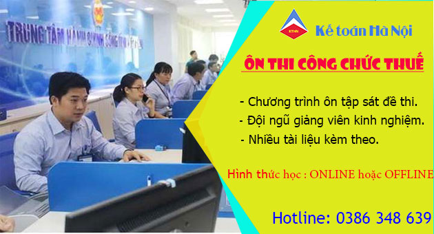 Khóa ôn thi công chức thuế online hiệu quả
