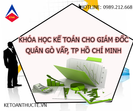 Khóa học kế toán cho giám đốc tại Quận Gò Vấp, TP HCM