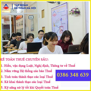Trung tâm dạy kế toán tại Kim Chân Bắc Ninh Giá rẻ Uy tín