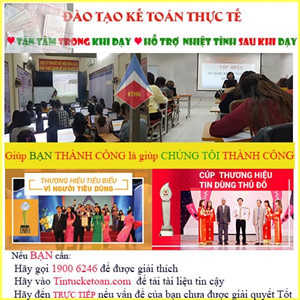 Khóa học kế toán thuế tại Thuận Thành Bắc Ninh chất lượng tốt