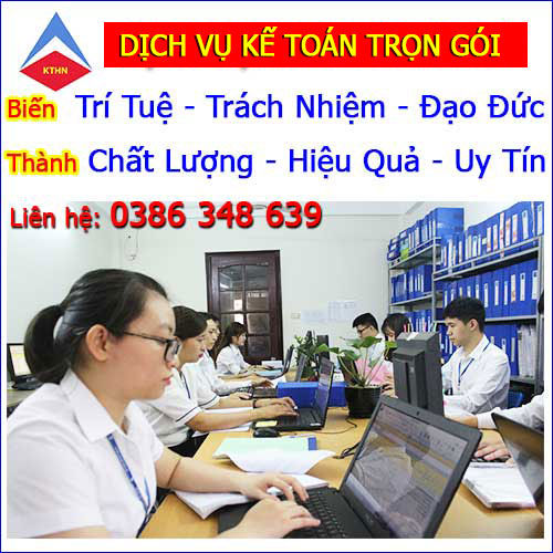 Công ty dịch vụ kế toán uy tín tại Thanh Oai Hà Nội 