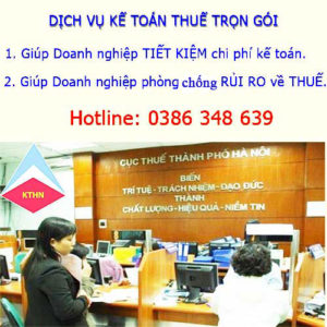 Dịch vụ kế toán thuế trọn gói tại Việt Yên Bắc Giang