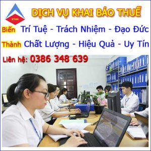 Dịch vụ khai báo thuế tại Bắc Giang