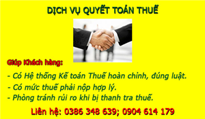 Dịch vụ quyết toán thuế uy tín tại Bắc Giang
