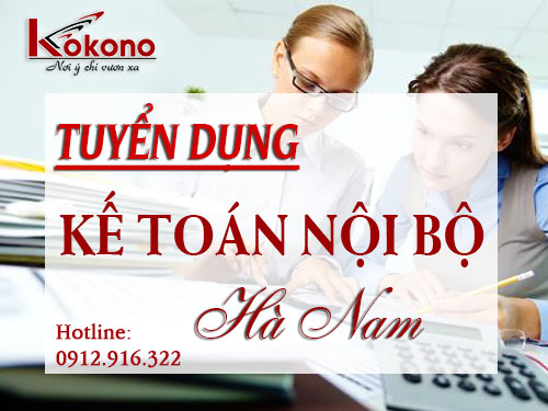 Tìm việc làm Kế toán nội bộ tại Hà Nam 