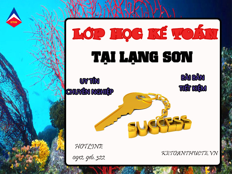 lớp học kế toán tại Lạng Sơn