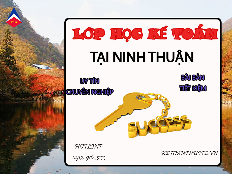 lớp học kế toán tại Ninh Thuận