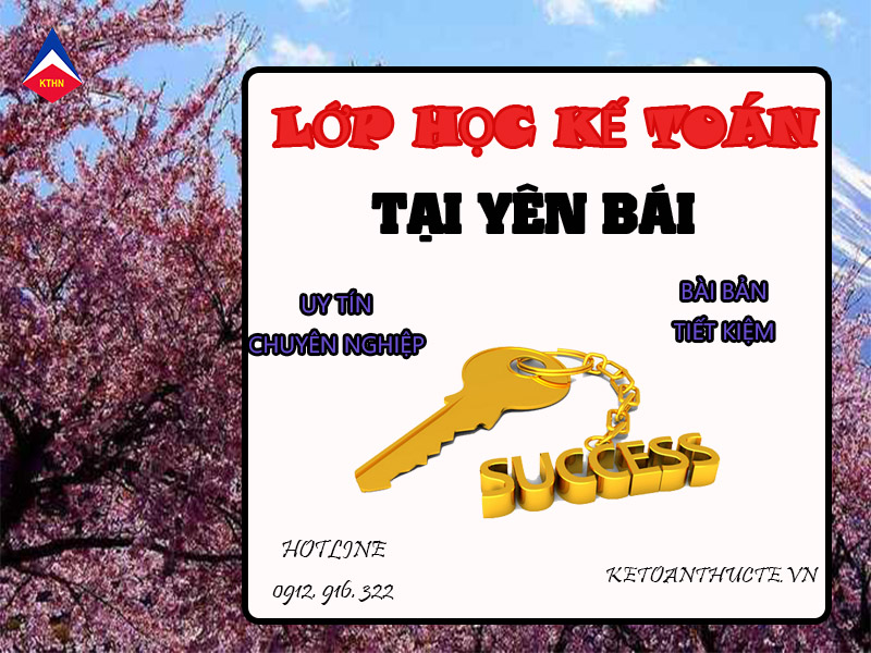 lớp học kế toán tổng hợp tại Yên Bái