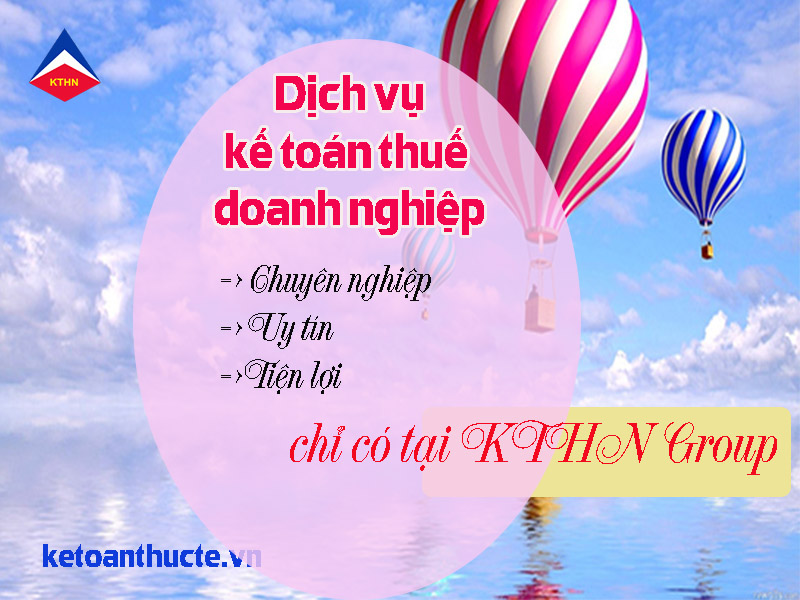 dịch vụ kế toán thuế trọn gói 
