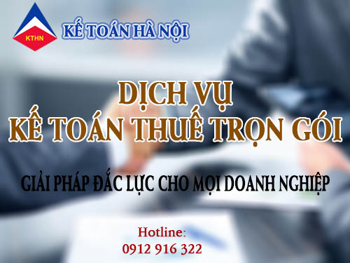 dịch vụ kế toán thuế trọn gói