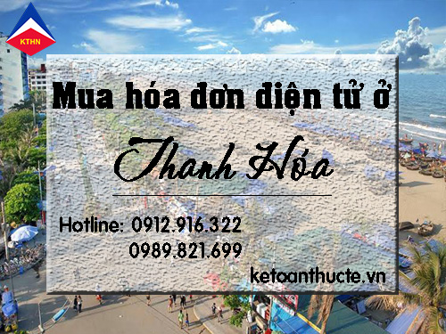 Mua hóa đơn điện tử ở thanh hóa