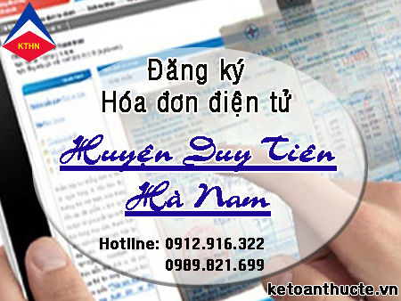  cung cấp hóa đơn điện tử uy tín tại huyện Duy Tiên, Hà Nam