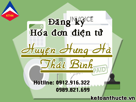  cung cấp hóa đơn điện tử uy tín tại Huyện Hưng Hà