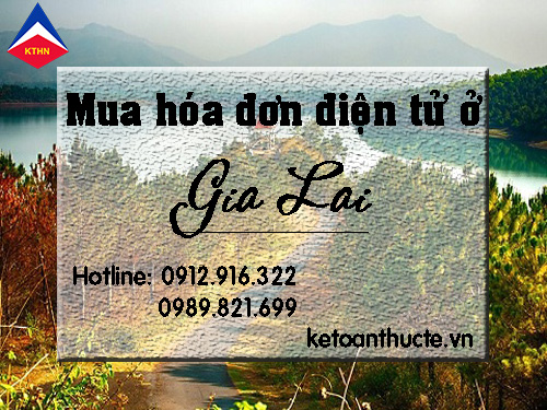 Giá hóa đơn điện tử uy tín tại Gia Lai