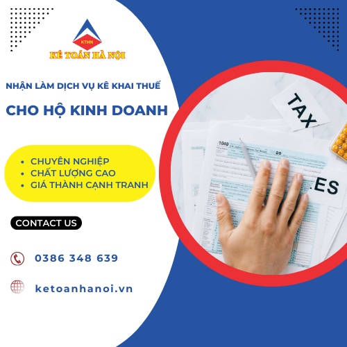 Dịch vụ kê khai thuế cho hộ kinh doanh 